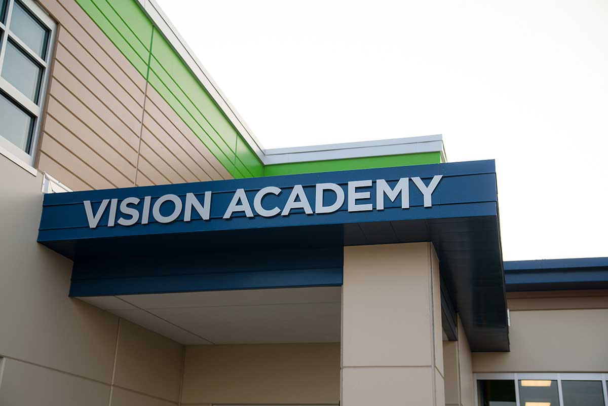 Outside of Vision Academy School - United Schools of Indianapolis